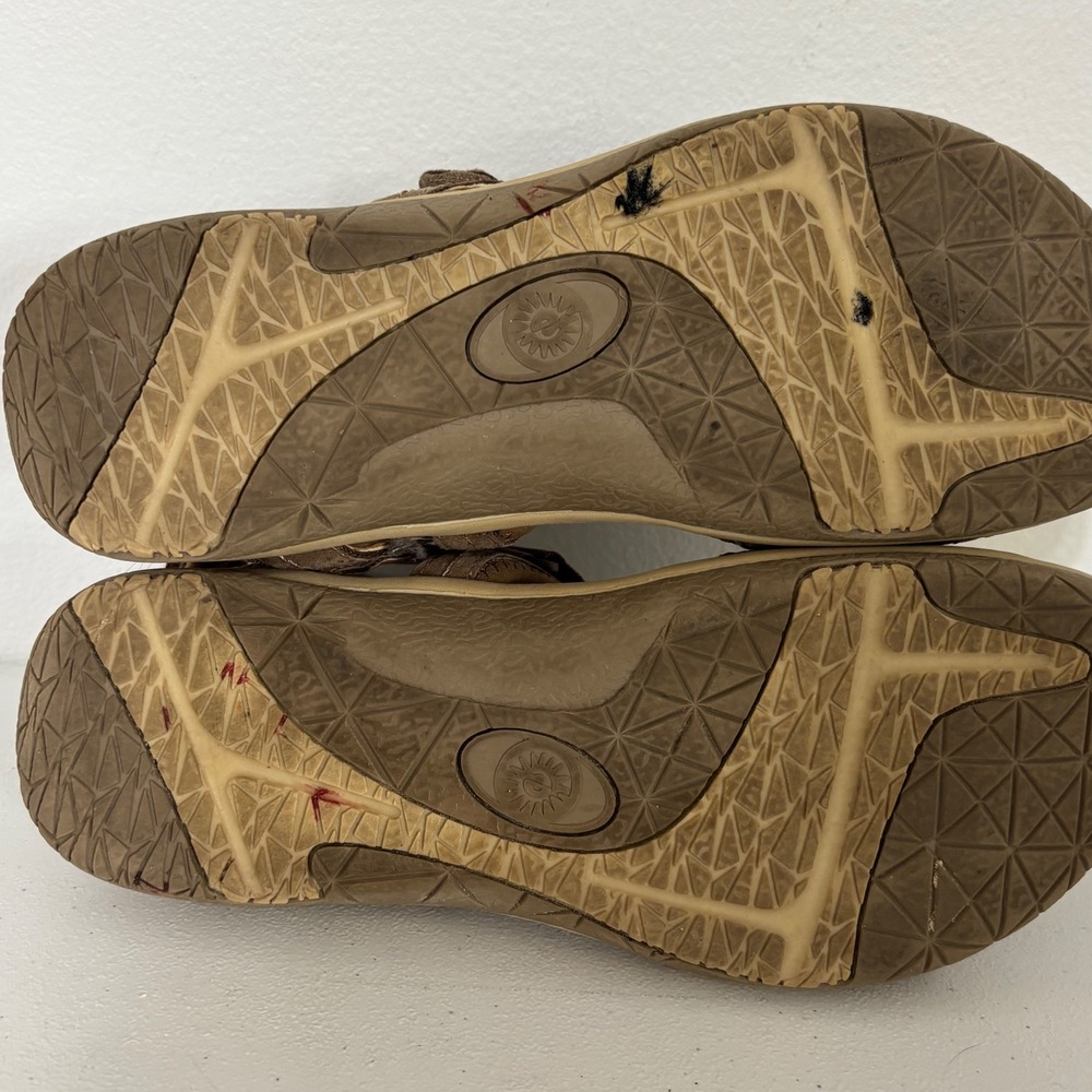 Outdoor Comfort Sandals Gorpcore Granola Walking Travel Casual Leather Womens 11 - Picture 7 of 10